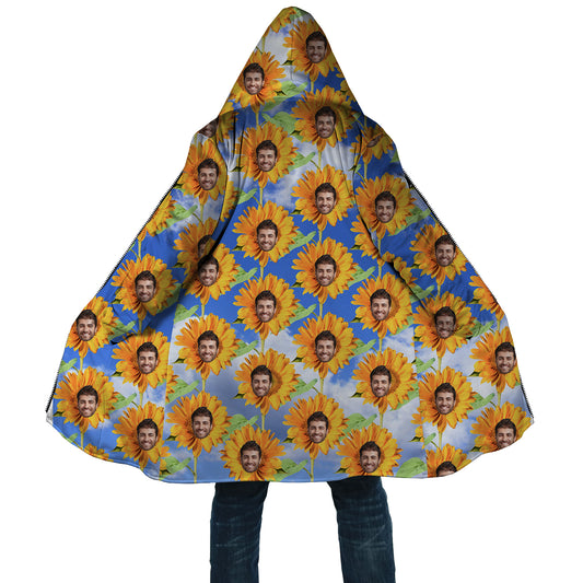 Sunflower Pattern Custom Cloak
