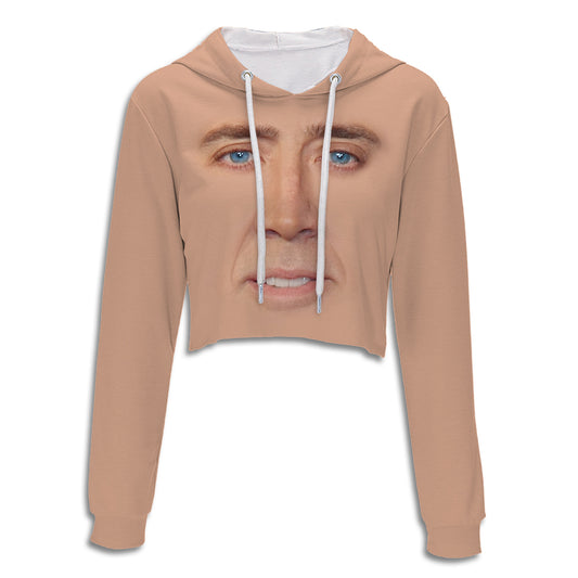 Cage Face Crop Hoodie