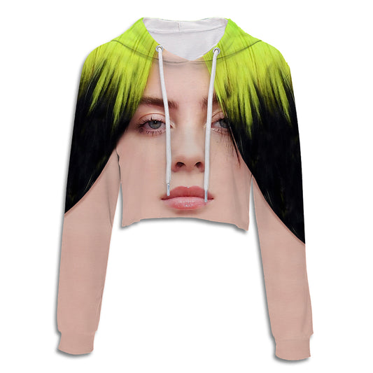 Billie Eilish Crop Hoodie