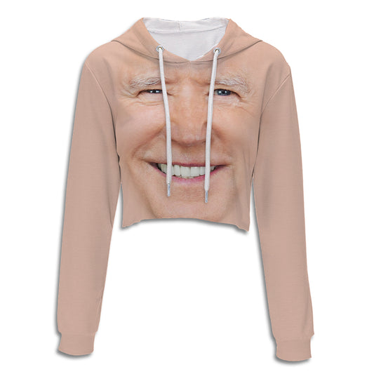 Biden Crop Hoodie