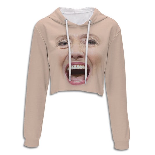 Hillary Face Crop Hoodie