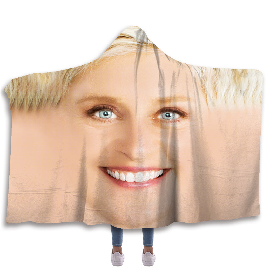 Ellen Degeneres Hooded Blanket