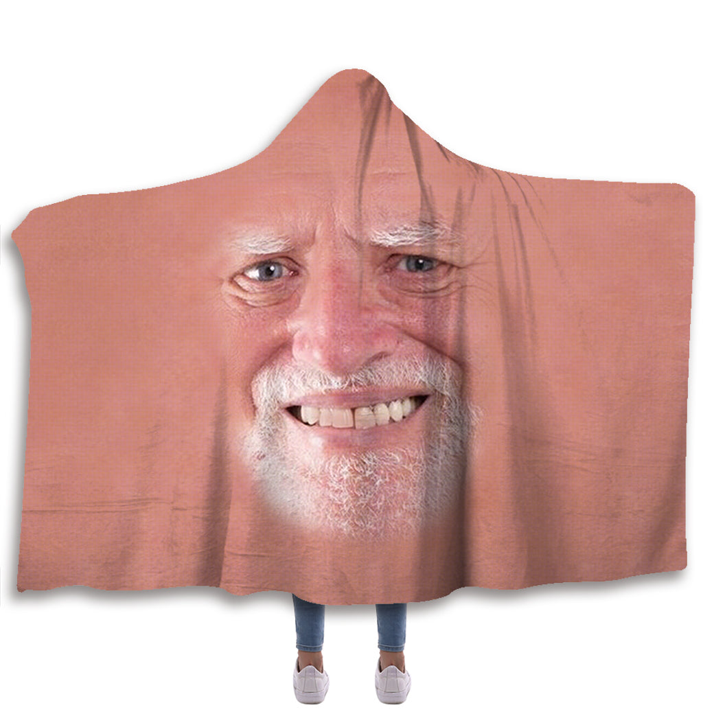 Harold Hide The Pain Hooded Blanket