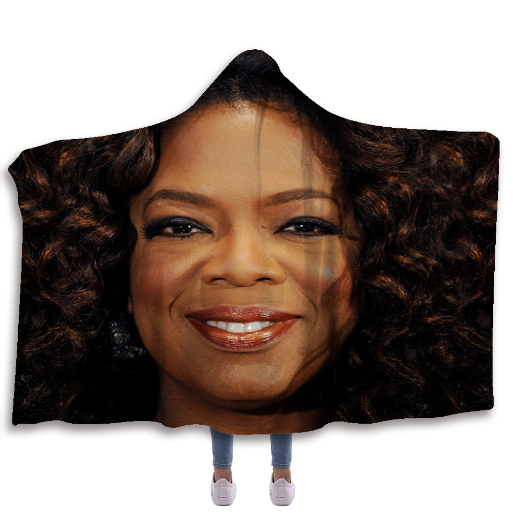 Oprah Face Hooded Blanket