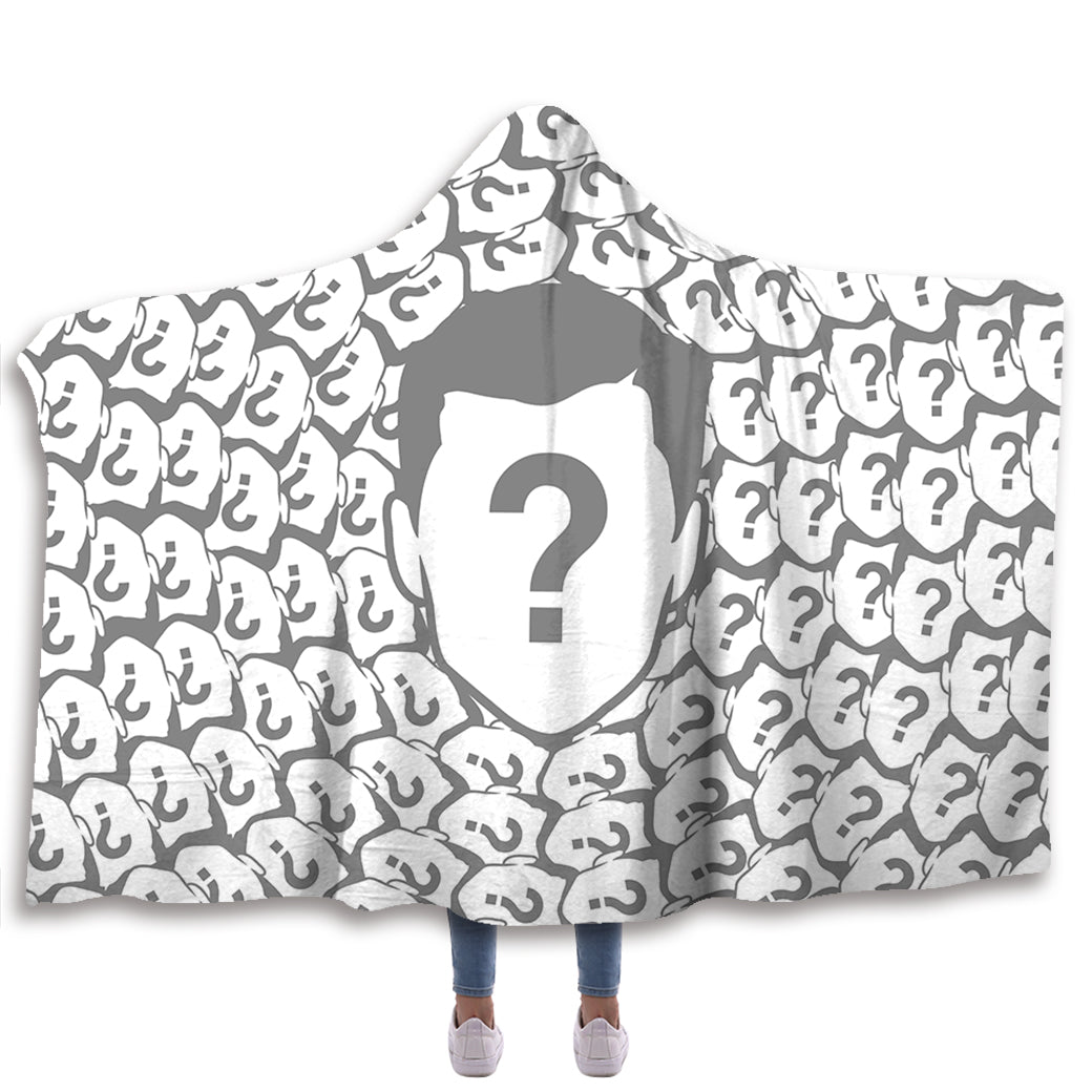 Spiral Faces Custom Hooded Blanket