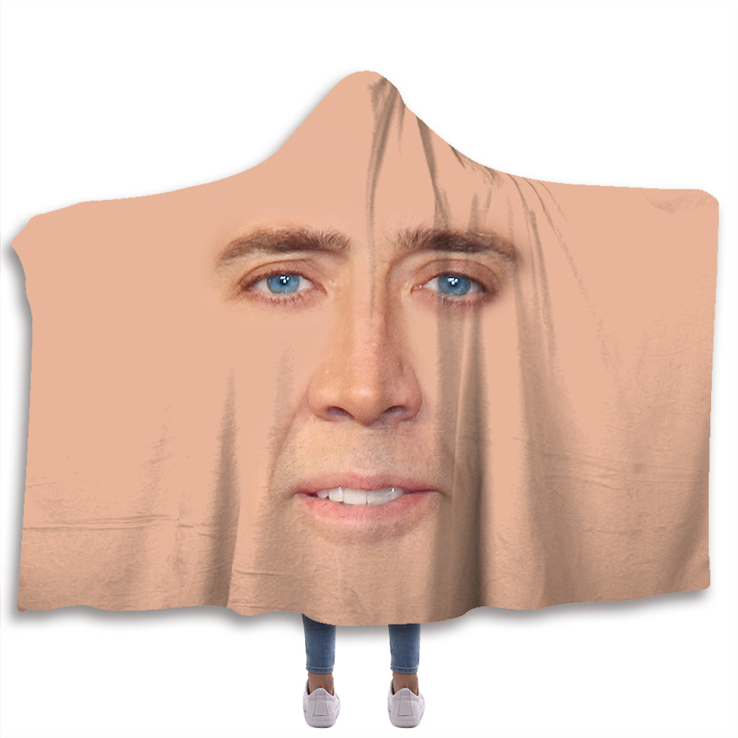 Cage Face Hooded Blanket