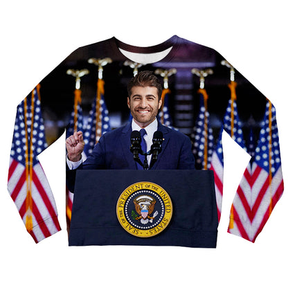 President Custom Kids Sweatshirt