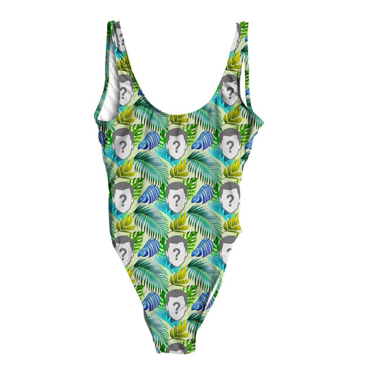 Tropical Custom One-Piece Swimsuit