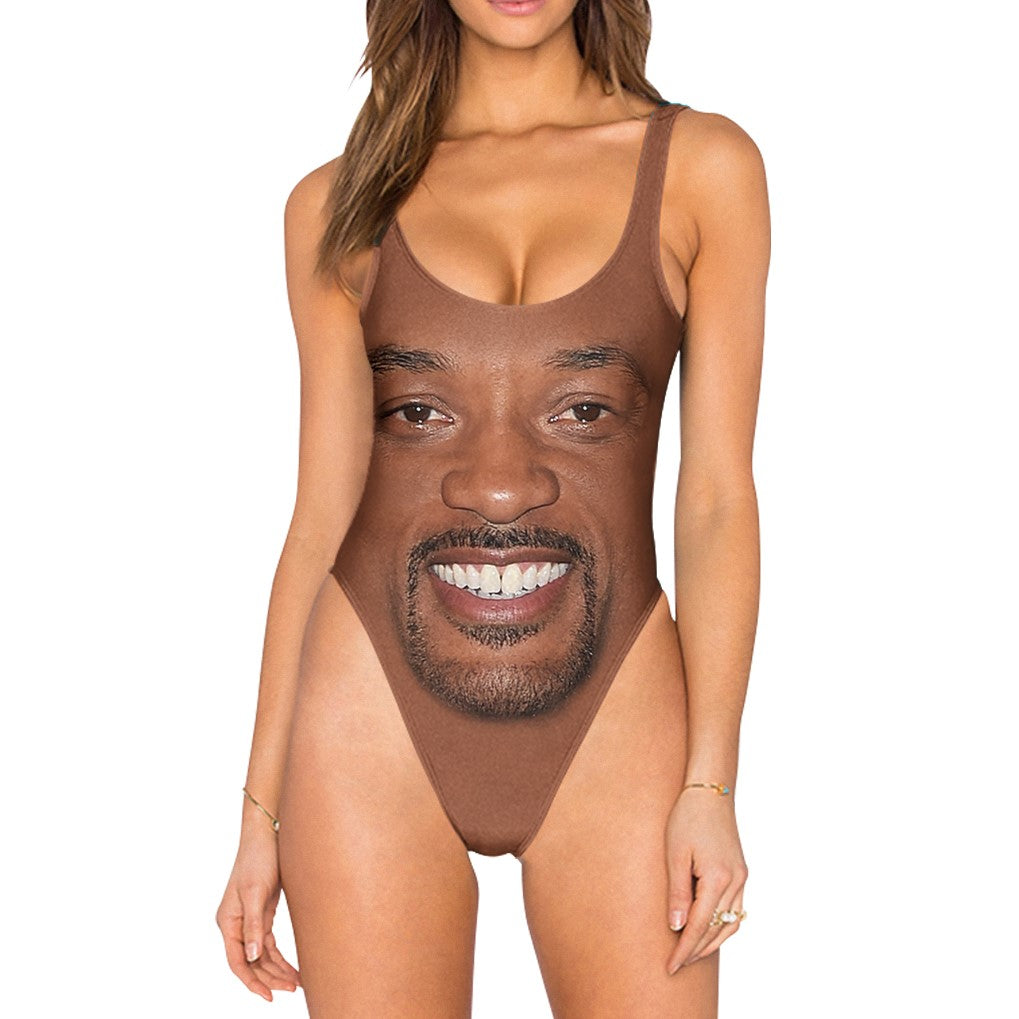 Will Smith High Waist Swimsuit