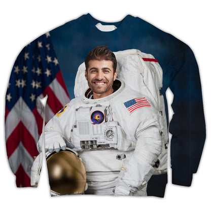 Astronaut Custom Unisex Sweatshirt