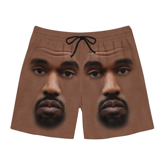 Kanye Face Swim Trunks