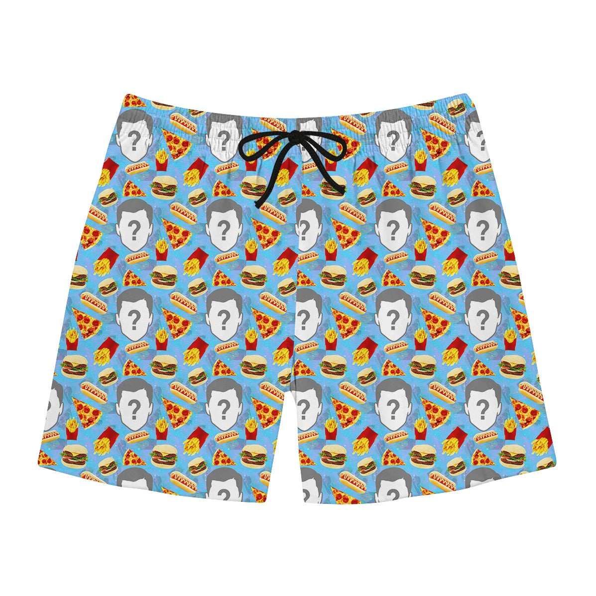 Food Pattern Custom Swim Trunks