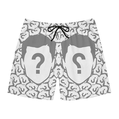 Spiral Faces Custom Swim Trunks