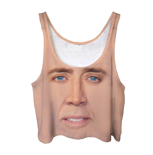 Cage Face Crop Top