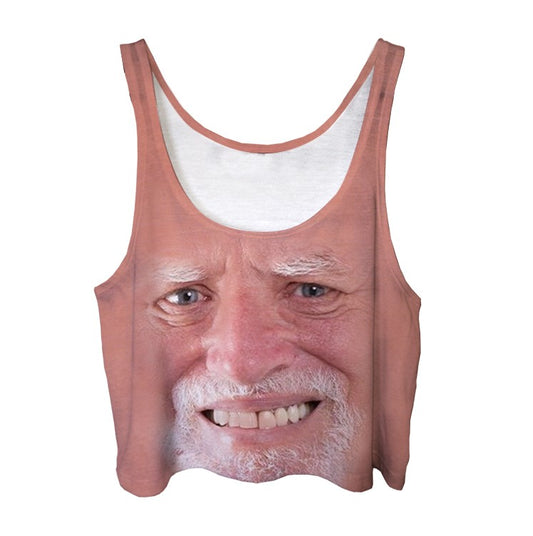 Harold Hide The Pain Crop Top