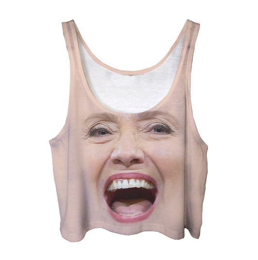 Hillary Face Crop Top