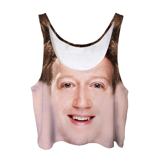 Mark Zuckerberg Crop Top