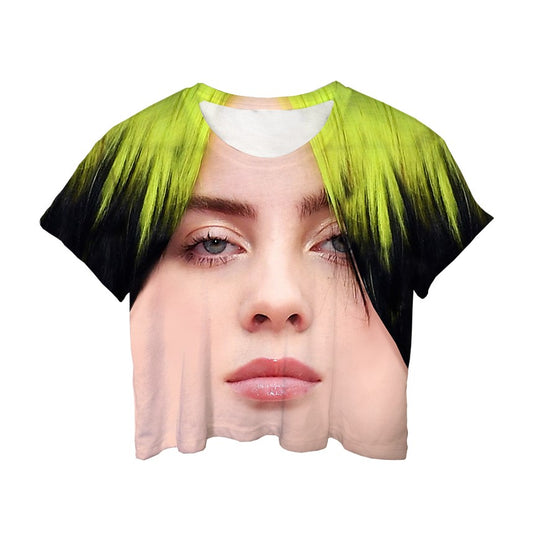 Billie Eilish Cotton Crop Tee