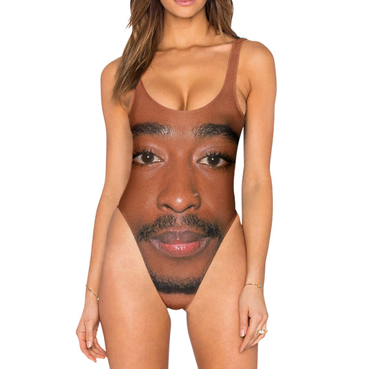 Tupac High Waist Swimsuit