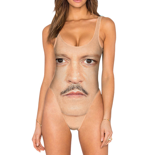 Johnny Depp High Waist Swimsuit