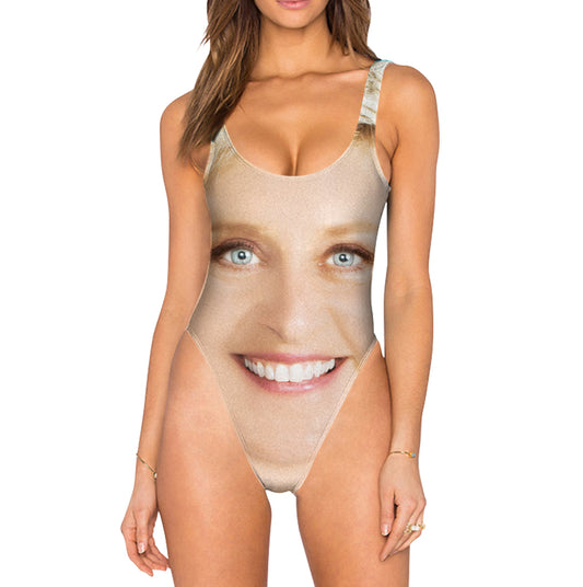 Ellen Degeneres High Waist Swimsuit