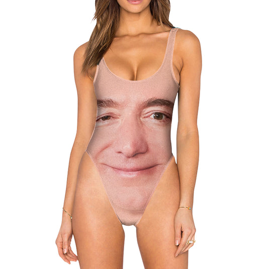 Jeff Bezos High Waist Swimsuit