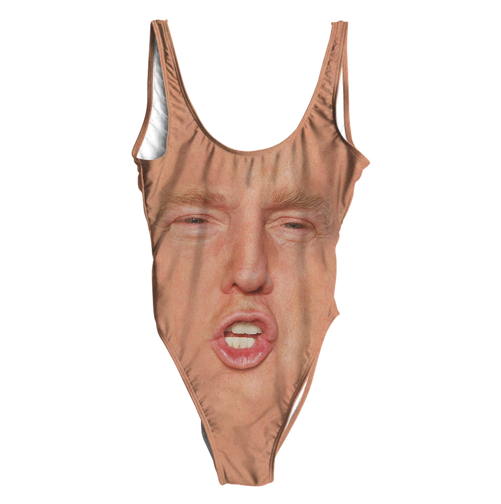 Trump Face One-Piece Swimsuit