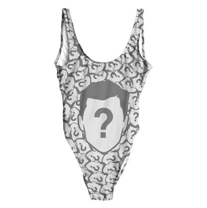 Spiral Faces Custom One-Piece Swimsuit