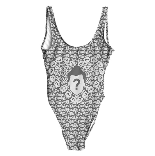 Allover Face Heart Custom One-Piece Swimsuit