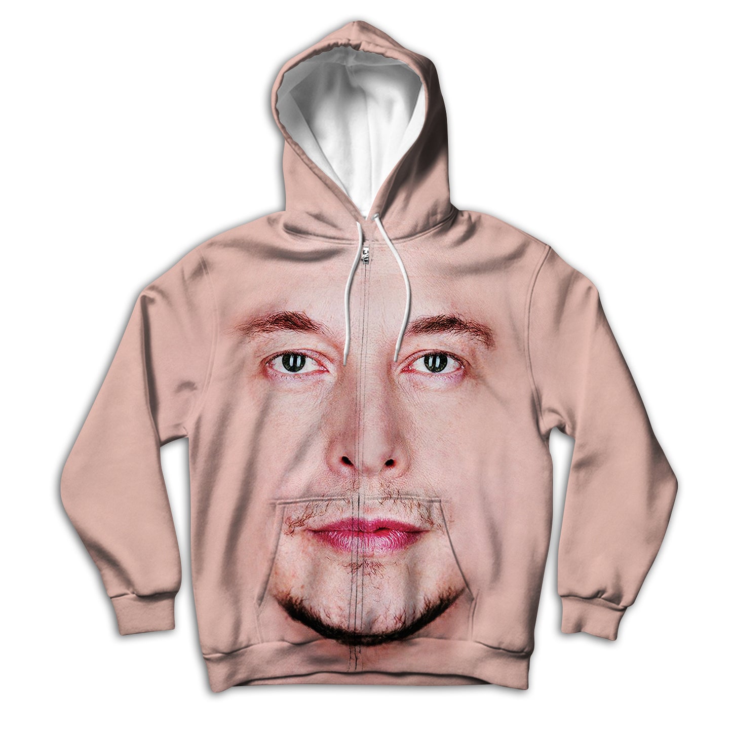 Elon Musk Unisex Zip Up Hoodie