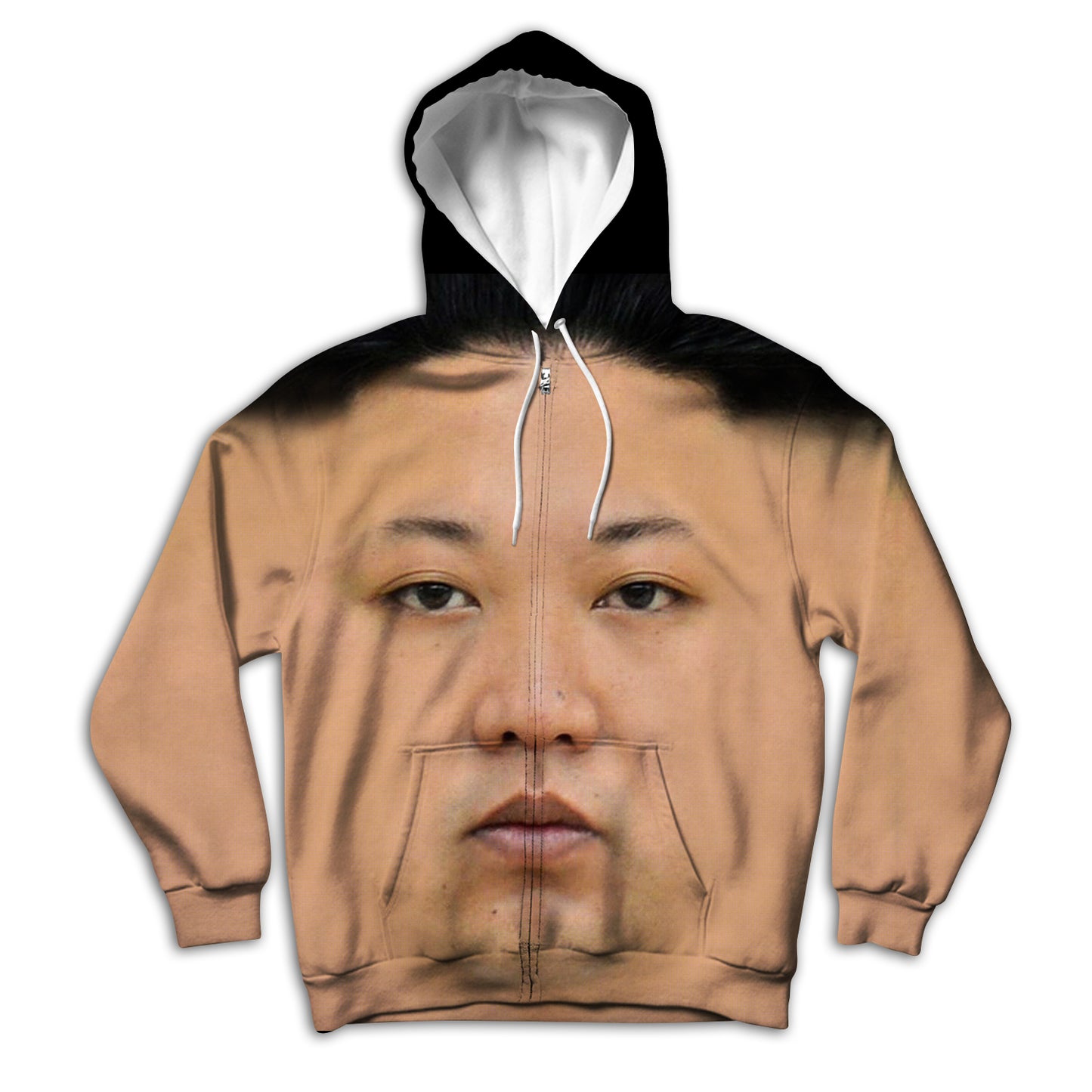 Kim Jong Un Unisex Zip Up Hoodie