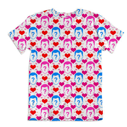 Face And Heart Custom Unisex Tee