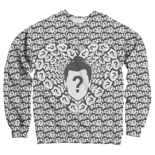 Allover Face Heart Custom Unisex Sweatshirt